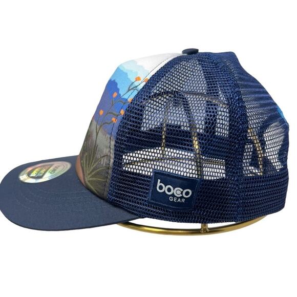 NWT Boco Gear SDMBA Technical Trucker Hat Cap Snapback Closure Shimano - Picture 4 of 6